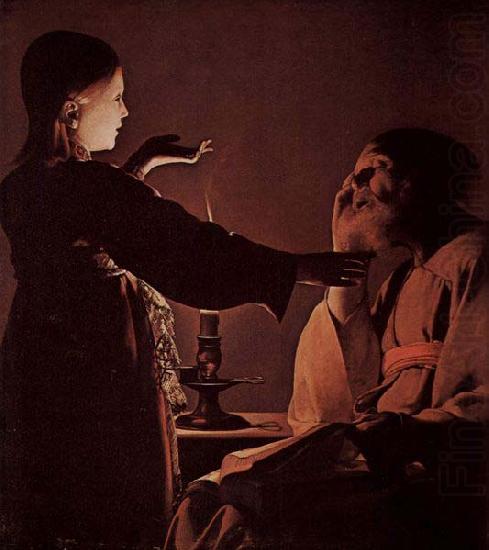 Georges de La Tour The Dream of St. Joseph china oil painting image